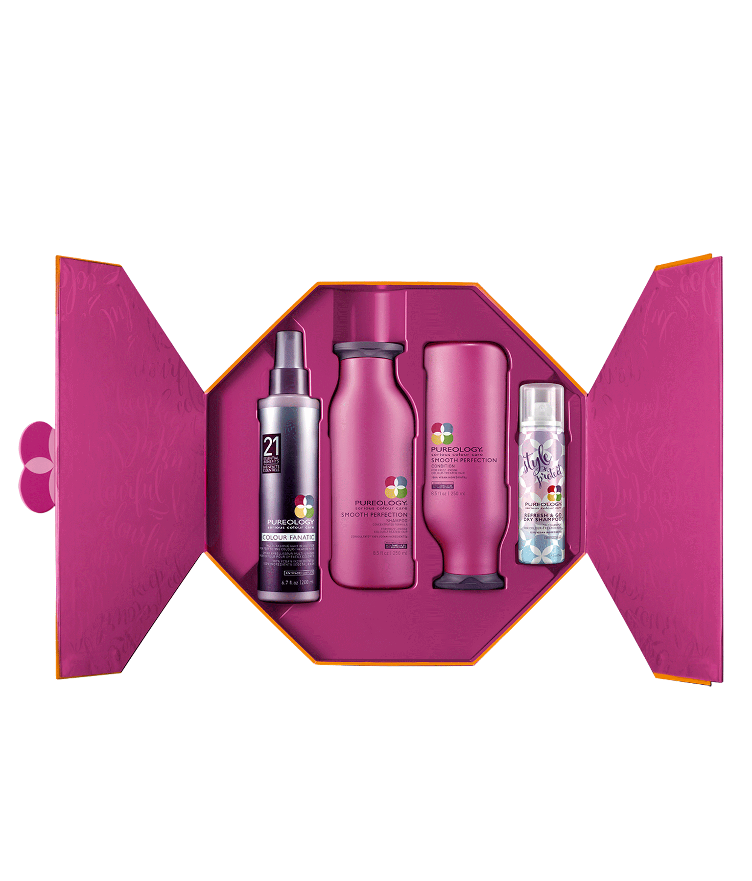 Pureology Smoothing Hair Kit for Frizzy Hair - Smooth Perfection Holiday Gift Set 2018